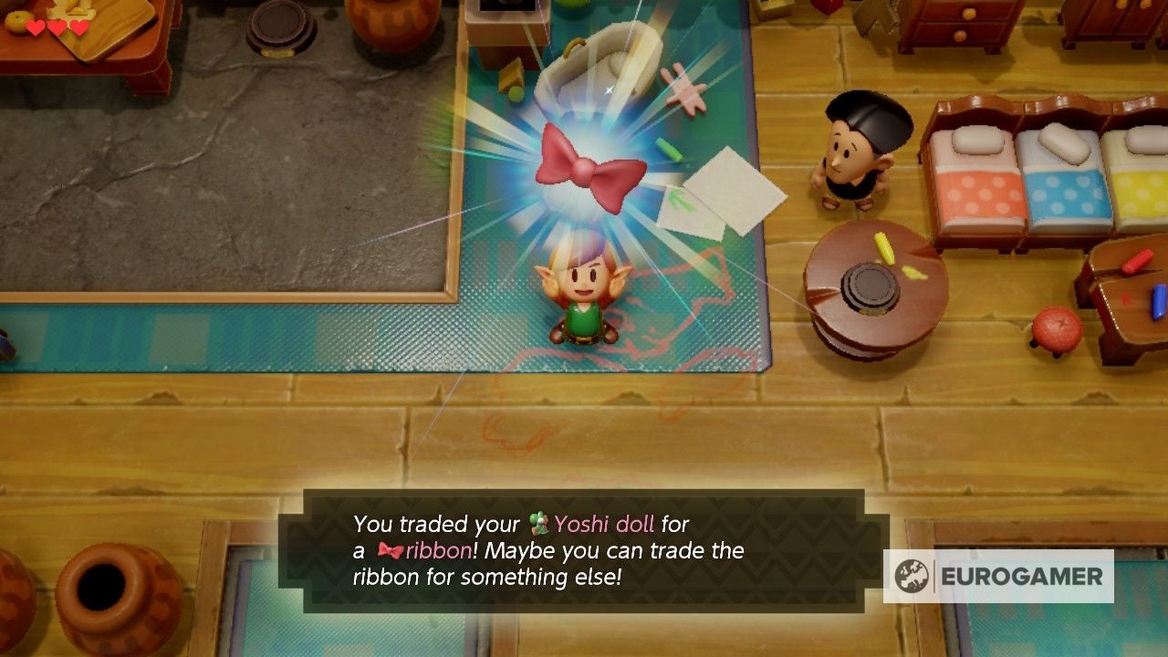 Zelda Link's Awakening trading sequence quest Where to trade the